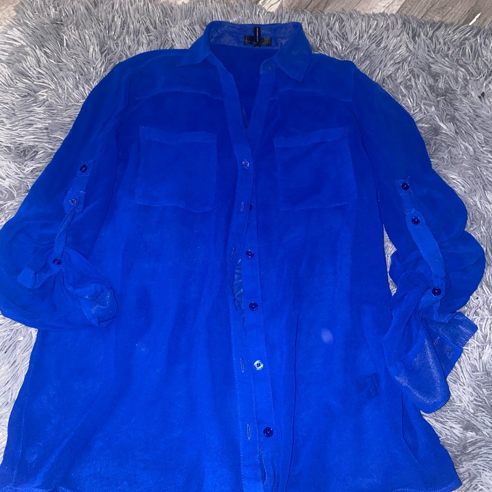 Sheer Button Up